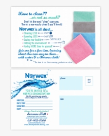 Norwex Blank Invite Template, HD Png Download, Transparent PNG