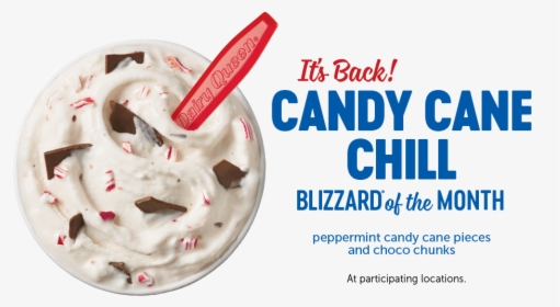 Dairy Queen Candy Cane Blizzard, HD Png Download, Transparent PNG