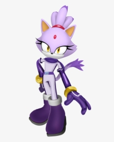 Blaze The Cat Sonic Free Riders, HD Png Download, Transparent PNG