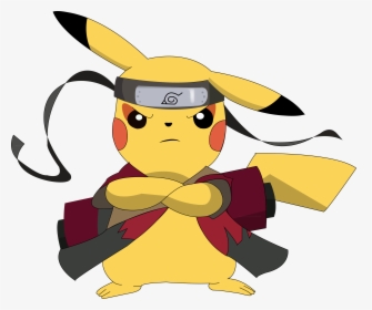 Pokemon Clipart Png - Pikachu Naruto, Transparent Png, Transparent PNG