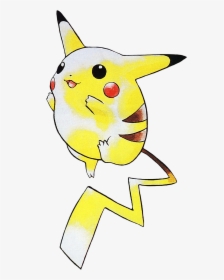 Red Blue Pikachu Art, HD Png Download, Transparent PNG