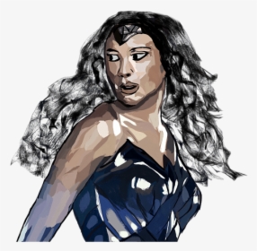 Wonder Woman By Bavillo13 Pixabay - Gal Gadot Wonder Woman Vector, HD Png Download, Transparent PNG