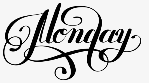 Monday Calligraphy, HD Png Download, Transparent PNG