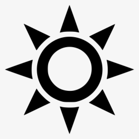 Sun Outline Comments - Black Sun Png Transparent, Png Download, Transparent PNG