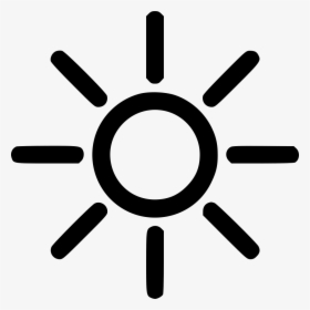 White Sun Png - Sun Icon Svg, Transparent Png, Transparent PNG