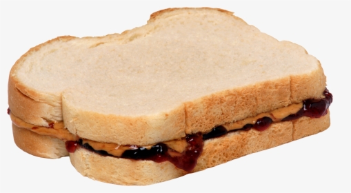 Peanut Butter Jelly Sandwich - Peanut Butter And Jelly Sandwich, HD Png Download, Transparent PNG