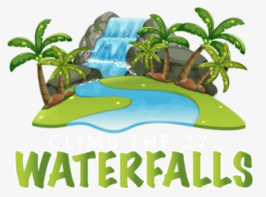 Clipart Mountain Waterfall - Waterfalls Clipart, HD Png Download, Transparent PNG
