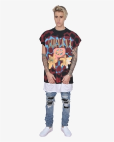 Justin Bieber, Captain America, Grafik-sweatshirt - Justin Bieber Full Size, HD Png Download, Transparent PNG