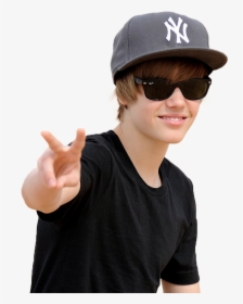 Gambar Justin Bieber - Ray Ban New Wayfarer Junior, HD Png Download, Transparent PNG