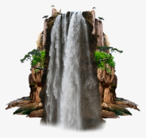 #waterfall #waterfalls - Waterfall, HD Png Download, Transparent PNG