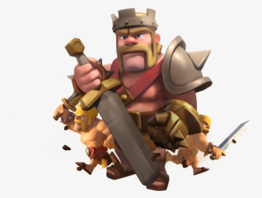 Transparent Heroes Png - Clash Of Clans Barbarian King, Png Download, Transparent PNG