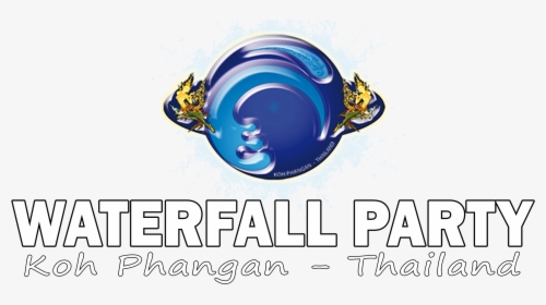Waterfall Party Koh Phangan Logo - Graphic Design, HD Png Download, Transparent PNG
