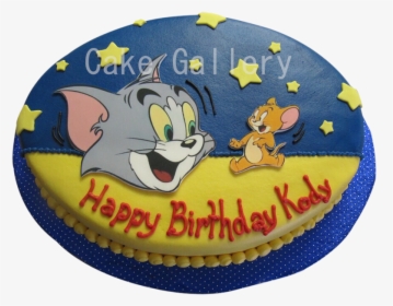 Tom And Jerry Birthday Png - Tom And Jerry Theme Cakes, Transparent Png, Transparent PNG