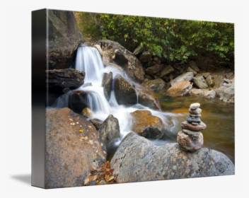 Clip Art Blue Ridge Parkway Waterfalls - Zen Waterfall, HD Png Download, Transparent PNG