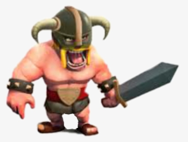 #barbarian #clash Of Clans #video Game #character #freetoedit - Clash Of Clans Barbarian Hair, HD Png Download, Transparent PNG
