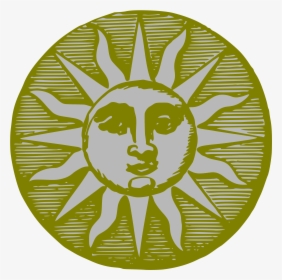 Sun Vintage Clip Arts - Sun Icon Png Vintage, Transparent Png, Transparent PNG