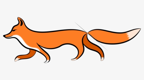 Wildlife,carnivoran,fox - Cartoon Fox Transparent Background, HD Png Download, Transparent PNG
