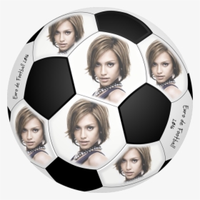 Foot Ball Png Soccer With 6 Pictures And Personal Text - Ballon De Foot Avec, Transparent Png, Transparent PNG