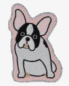 French Bulldog Sticker Patch - Boston Terrier, HD Png Download, Transparent PNG