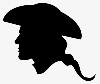 Us Revolutionary War Soldier - Side Of Face Silhouette, HD Png Download, Transparent PNG