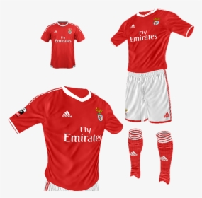 Sl Benfica Home By Kisake Minikit - Kits Sl Benfica 2019 Fifa 14, HD Png Download, Transparent PNG