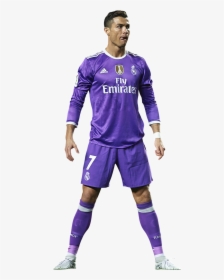 Soccer Player,player,football Figure,team Sport,sports - Cristiano Ronaldo Purple Png, Transparent Png, Transparent PNG