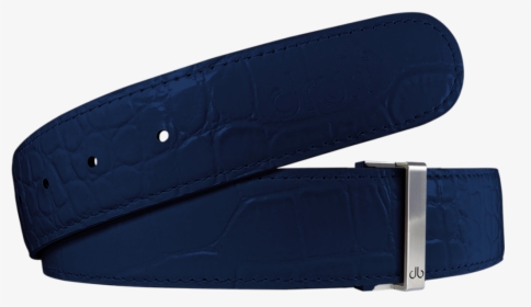 Blue Crocodile Textured Leather Belt - Belt, HD Png Download, Transparent PNG