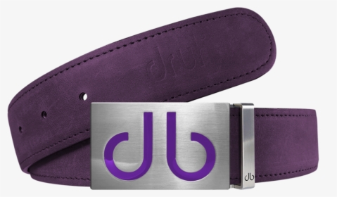 Purple Plain Leather Texture Belt With Buckle - Belt, HD Png Download, Transparent PNG
