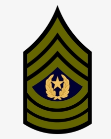 Com Military Rank Insignia Sergeant Subdued - Army Master Sergeant Insignia, HD Png Download, Transparent PNG
