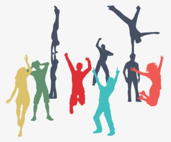 People - Acrobats Clip Art Black And White, HD Png Download, Transparent PNG