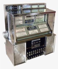 Vintage Table Jukebox With Stereo Speakers - Jukebox, HD Png Download, Transparent PNG