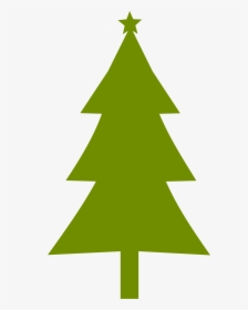 Christmas Tree Silhouette Png - Silhouette Christmas Tree Clipart, Transparent Png, Transparent PNG