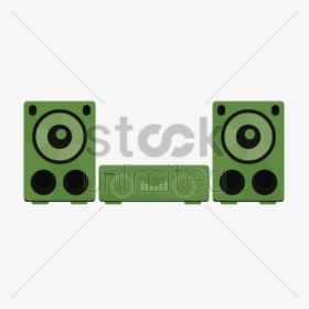 Speakers Clipart Booming - Computer Speaker, HD Png Download, Transparent PNG