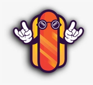 Hank The Rock And Roll Beef Canibal Hot Dog - Rock And Roll Hot Dog, HD Png Download, Transparent PNG