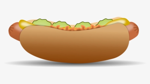 Peach,food,fruit - Clipart Transparent Hot Dog Png, Png Download, Transparent PNG