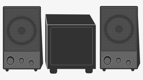 Stereo, Speakers, Bass, Box, Music, Volume, Amplifier - Stereo Transparent, HD Png Download, Transparent PNG