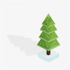 Isometric By Bohdan Bevz - Christmas Tree, HD Png Download, Transparent PNG