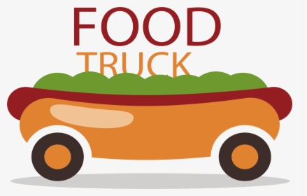 Cartoon Hot Dog Clipart - Food Truck Clipart Transparent Background, HD Png Download, Transparent PNG