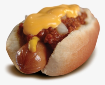 Hot Dog With Chili And Cheese Calories, HD Png Download, Transparent PNG