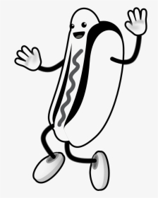 Hot Dog With Arms And Legs, HD Png Download, Transparent PNG