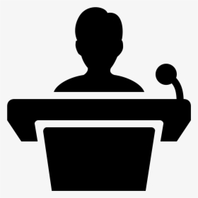 Lecturer Icon Free - Public Speaking Speaker Icon Png, Transparent Png, Transparent PNG