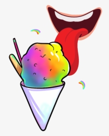 #summer #snowcone #lick #icecream, HD Png Download, Transparent PNG