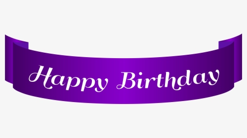 Happy Birthday Clipart Purple, HD Png Download, Transparent PNG