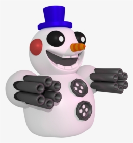 Snowman,animation,toy - Snow Cone Fnaf World, HD Png Download, Transparent PNG