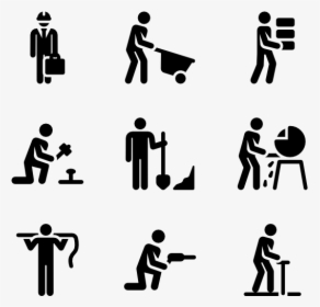 Construction Workers - Worker Icon, HD Png Download, Transparent PNG