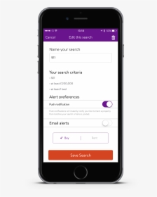 Zoopla Iphone App - Email Mobile Phone, HD Png Download, Transparent PNG