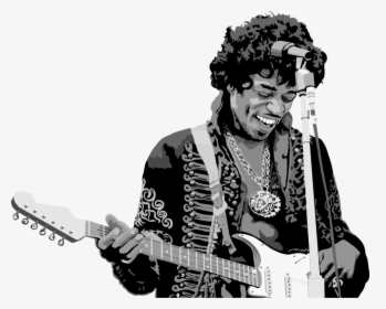 Microphone,string Instrument,guitar Accessory - Jimi Hendrix Png, Transparent Png, Transparent PNG
