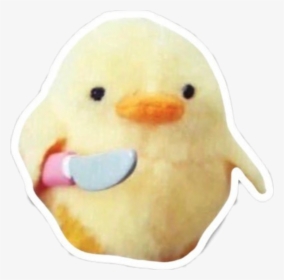 #meme #vute #dangerous #knife #filler #pngs #png #funny - Chicken With A Knife, Transparent Png, Transparent PNG