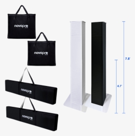 Novopro Ps1 Xxl Adjustable Podium Stands Duo Package - Paper Bag, HD Png Download, Transparent PNG