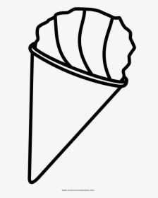 Snow Cone Coloring Page - Snow Cone Coloring Sheets, HD Png Download, Transparent PNG
